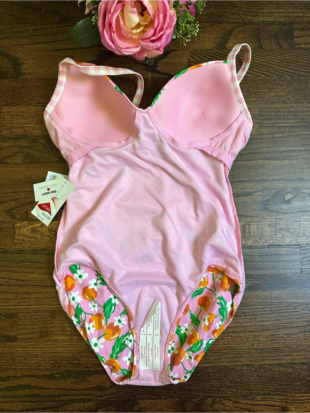 NWT Draper James x Lands End swimsuit, size 10 - Picture 3 of 7